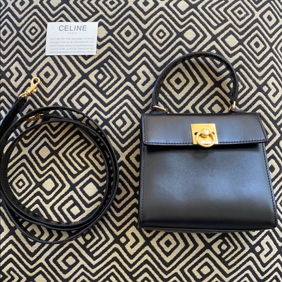 Celine M11 Circa 1995 Vintage comes with shoulder strap 🖤 - Picture 1 of 7